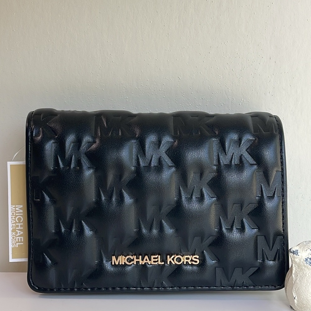 Michael Kors Jet Set Black Wallet New With Tag 🏷️